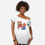 Nostalgic Gamer-Womens-Off Shoulder-Tee-Umberto Vicente