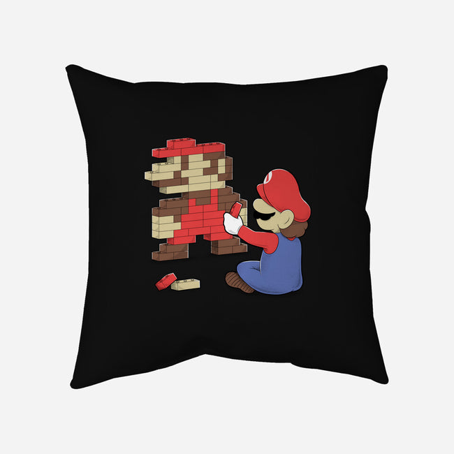 Nostalgic Gamer-None-Non-Removable Cover w Insert-Throw Pillow-Umberto Vicente