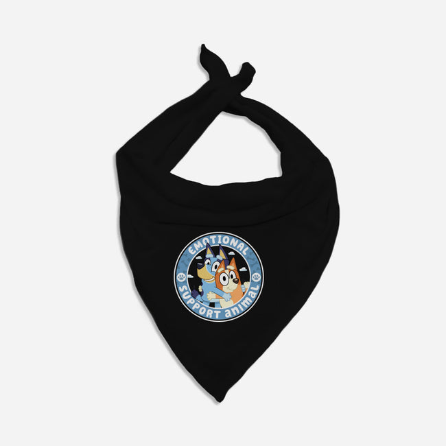 Emotional Support Animals-Dog-Bandana-Pet Collar-rocketman_art