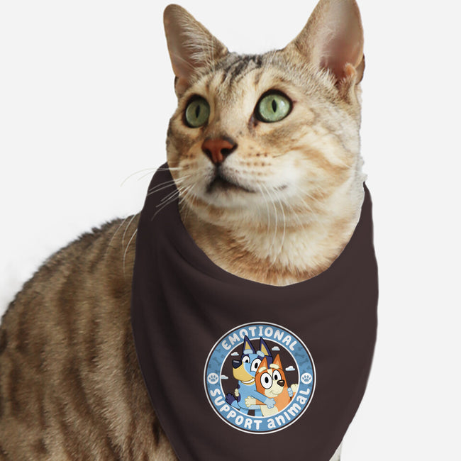 Emotional Support Animals-Cat-Bandana-Pet Collar-rocketman_art