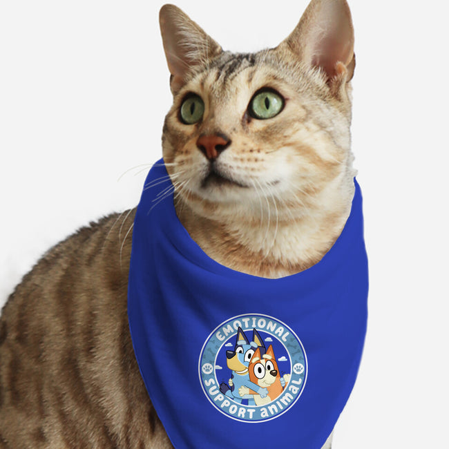 Emotional Support Animals-Cat-Bandana-Pet Collar-rocketman_art