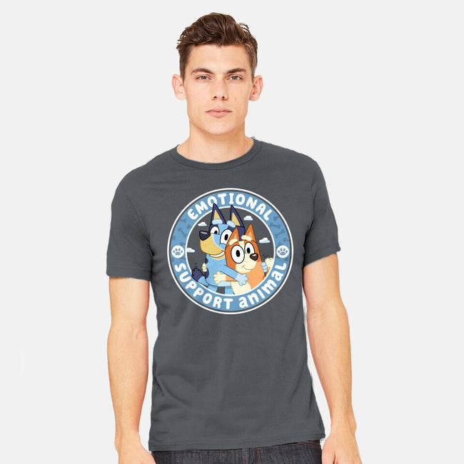 Emotional Support Animals-Mens-Heavyweight-Tee-rocketman_art