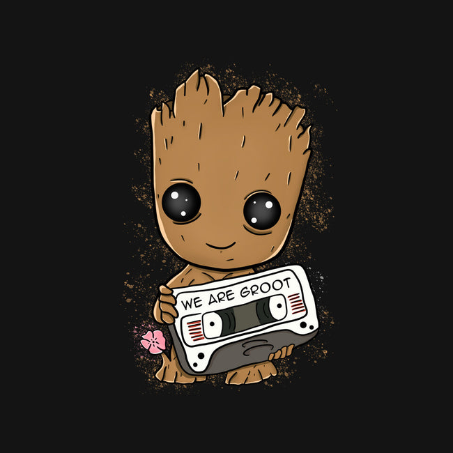 Cute We Are Groot-None-Glossy-Sticker-MaxoArt