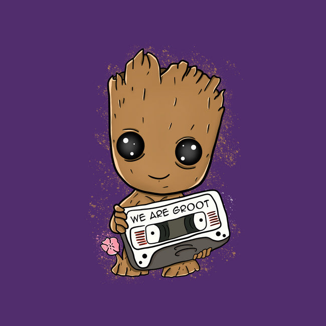 Cute We Are Groot-Womens-Fitted-Tee-MaxoArt