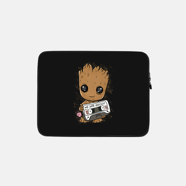 Cute We Are Groot-None-Zippered-Laptop Sleeve-MaxoArt