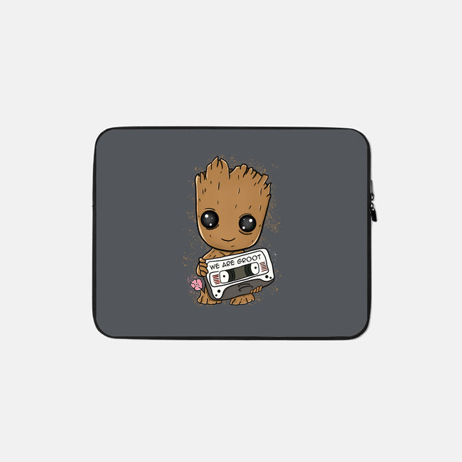 Cute We Are Groot-None-Zippered-Laptop Sleeve-MaxoArt