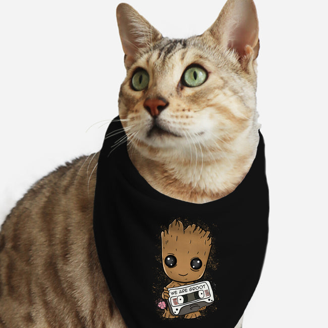 Cute We Are Groot-Cat-Bandana-Pet Collar-MaxoArt