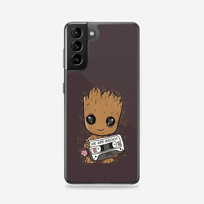 Cute We Are Groot-Samsung-Snap-Phone Case-MaxoArt