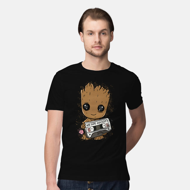 Cute We Are Groot-Mens-Premium-Tee-MaxoArt