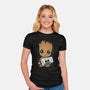 Cute We Are Groot-Womens-Fitted-Tee-MaxoArt