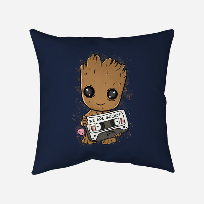 Cute We Are Groot-None-Non-Removable Cover w Insert-Throw Pillow-MaxoArt