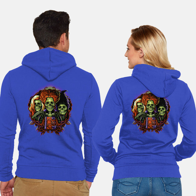 Twist The Bones-Unisex-Zip-Up-Sweatshirt-daobiwan