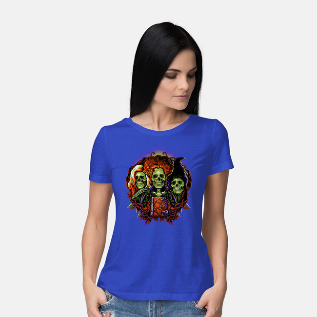 Twist The Bones-Womens-Basic-Tee-daobiwan