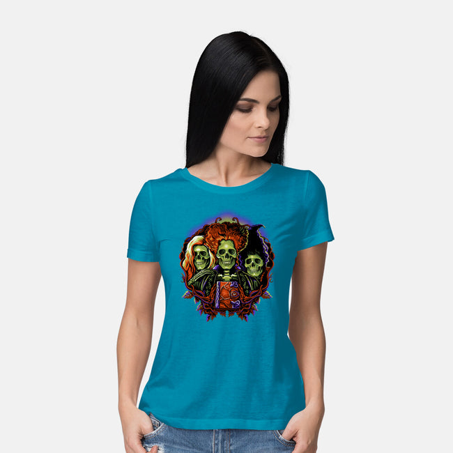 Twist The Bones-Womens-Basic-Tee-daobiwan