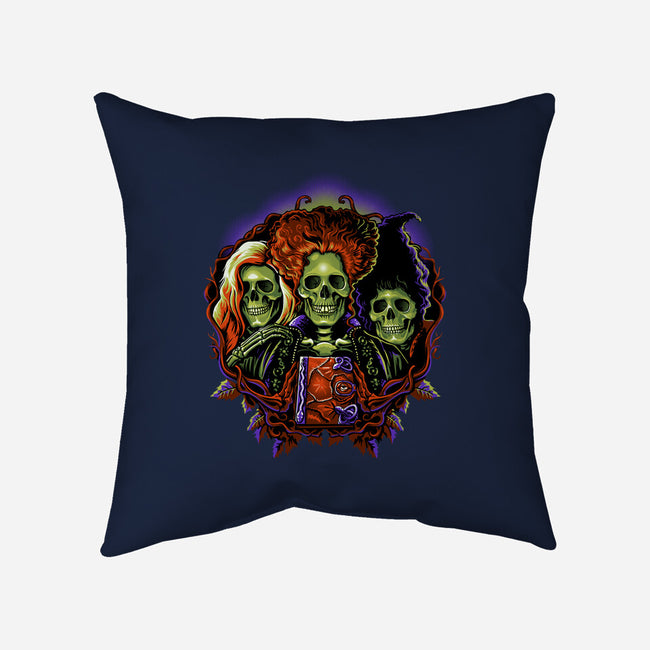 Twist The Bones-None-Non-Removable Cover w Insert-Throw Pillow-daobiwan