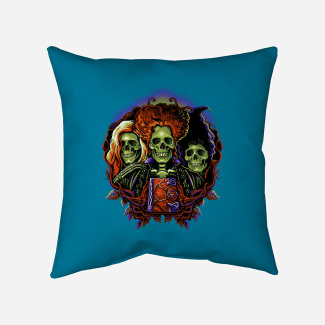 Twist The Bones-None-Removable Cover w Insert-Throw Pillow-daobiwan