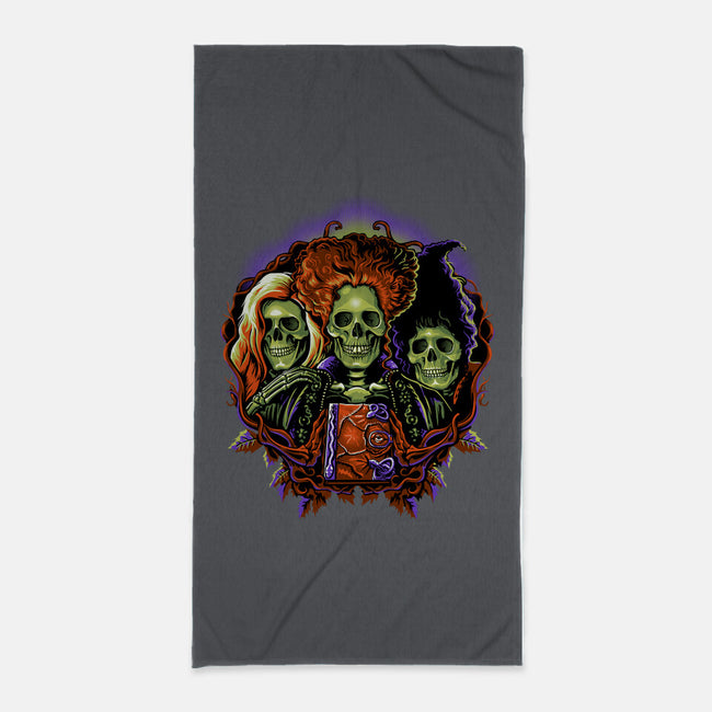 Twist The Bones-None-Beach-Towel-daobiwan