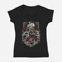 Gear 5 Transformation-Womens-V-Neck-Tee-Imu Studio