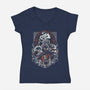 Gear 5 Transformation-Womens-V-Neck-Tee-Imu Studio