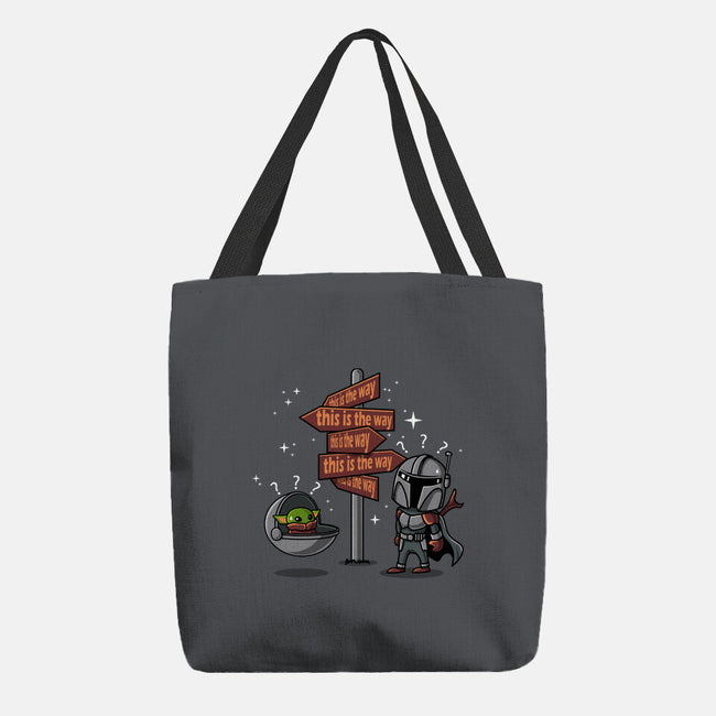 Which Is The Way-None-Basic Tote-Bag-erion_designs