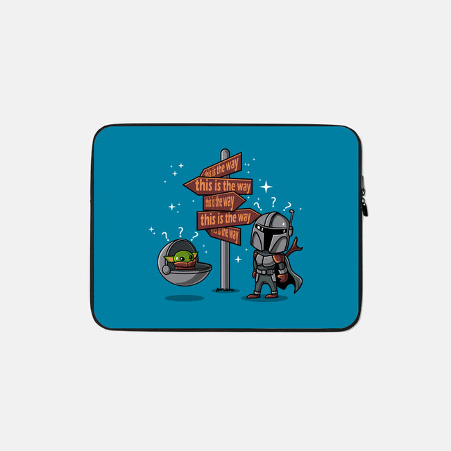 Which Is The Way-None-Zippered-Laptop Sleeve-erion_designs