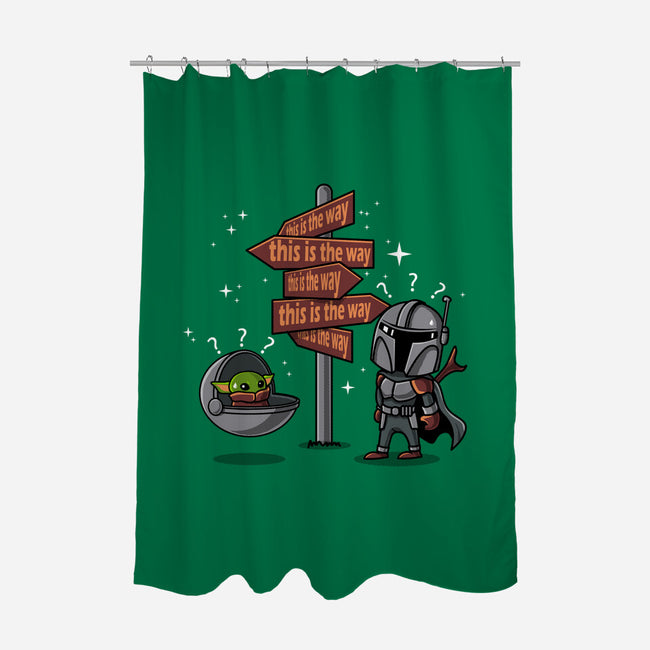 Which Is The Way-None-Polyester-Shower Curtain-erion_designs