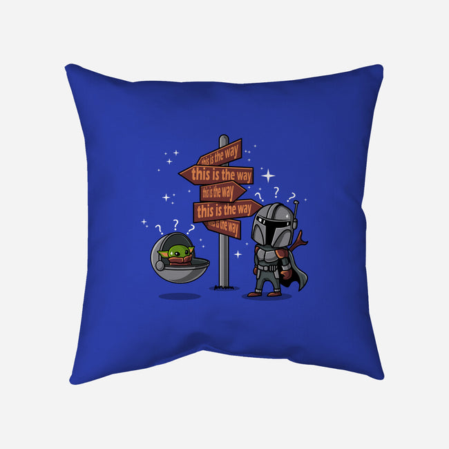 Which Is The Way-None-Removable Cover-Throw Pillow-erion_designs
