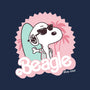 Cool Beagle-Womens-V-Neck-Tee-retrodivision