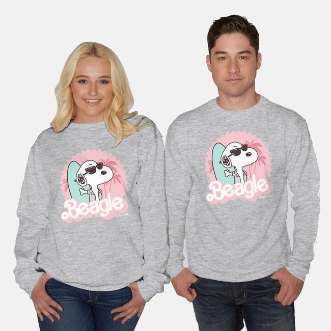 Cool Beagle-Unisex-Crew Neck-Sweatshirt-retrodivision