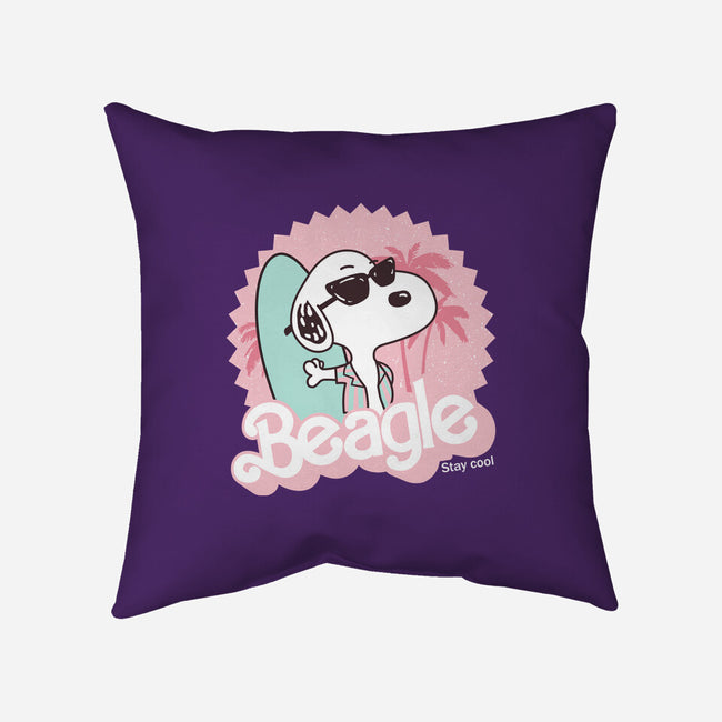 Cool Beagle-None-Non-Removable Cover w Insert-Throw Pillow-retrodivision