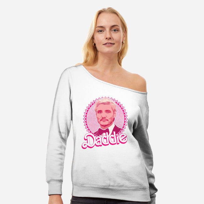 Daddie Kendro-Womens-Off Shoulder-Sweatshirt-rocketman_art