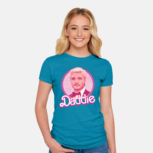 Daddie Kendro-Womens-Fitted-Tee-rocketman_art