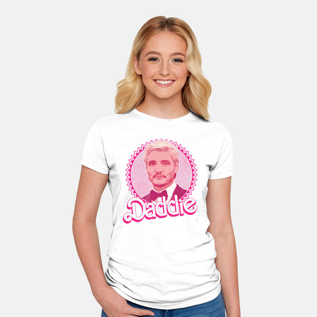 Daddie Kendro-Womens-Fitted-Tee-rocketman_art