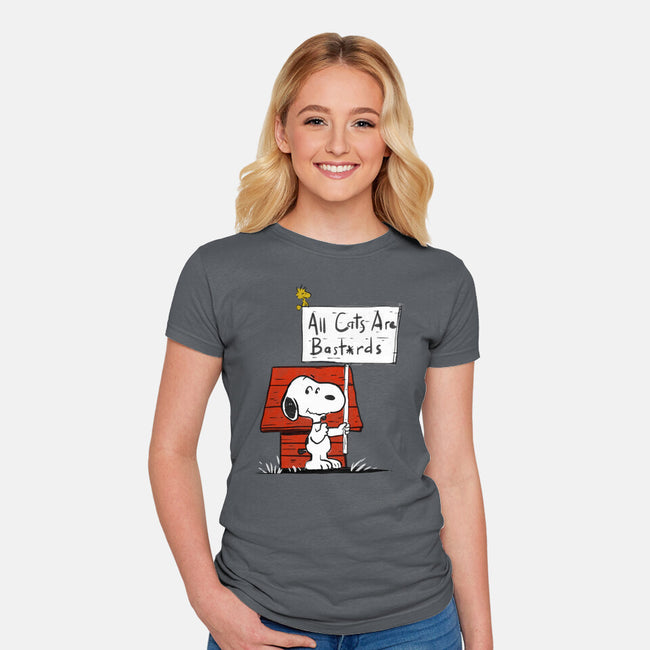 All Cats Are-Womens-Fitted-Tee-kharmazero