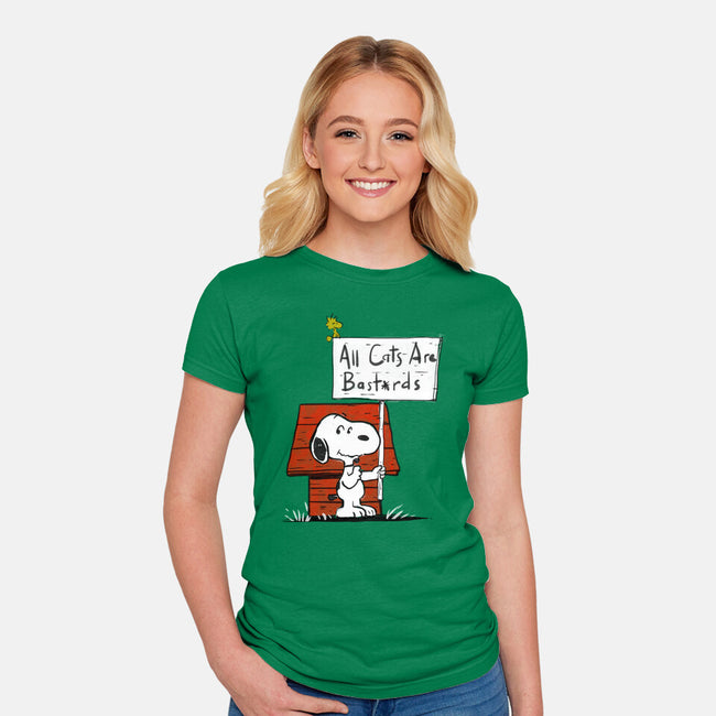 All Cats Are-Womens-Fitted-Tee-kharmazero