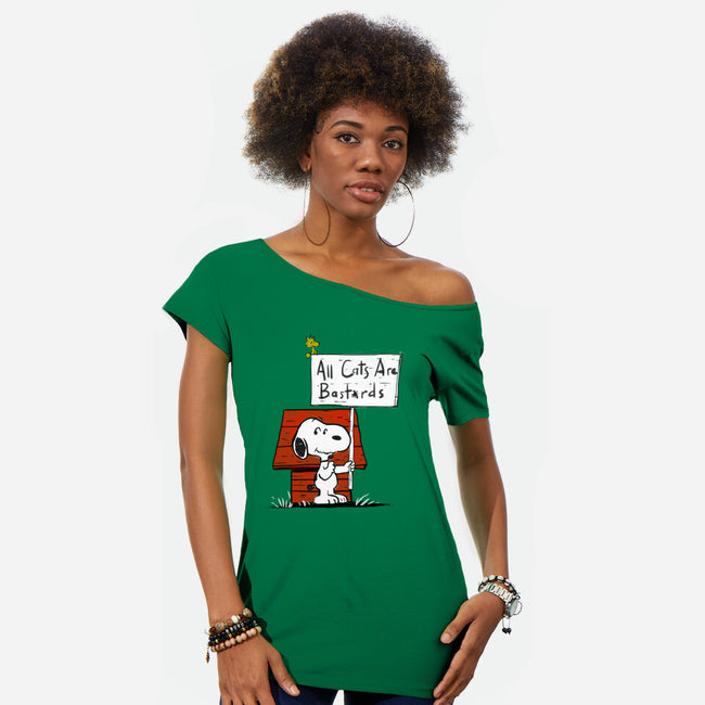 All Cats Are-Womens-Off Shoulder-Tee-kharmazero