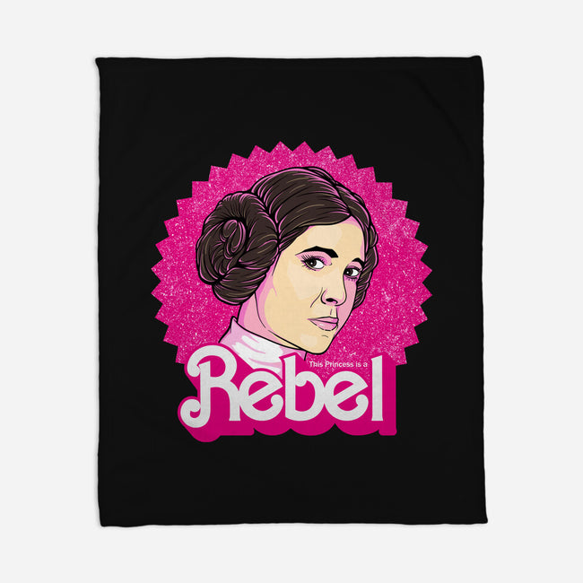Rebel Princess-None-Fleece-Blanket-retrodivision