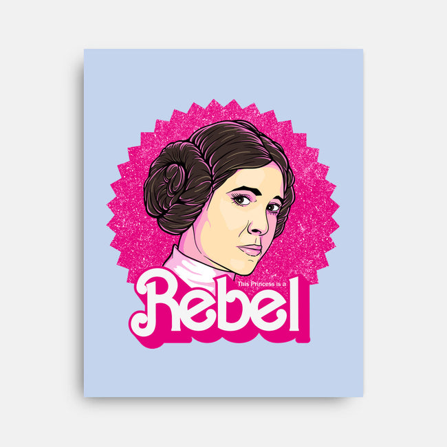 Rebel Princess-None-Stretched-Canvas-retrodivision