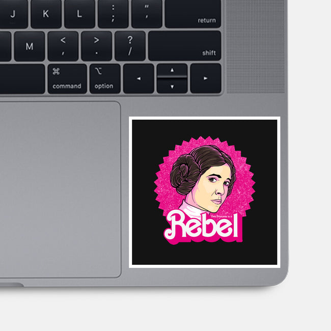 Rebel Princess-None-Glossy-Sticker-retrodivision