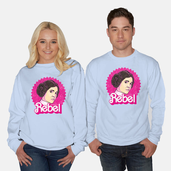 Rebel Princess-Unisex-Crew Neck-Sweatshirt-retrodivision