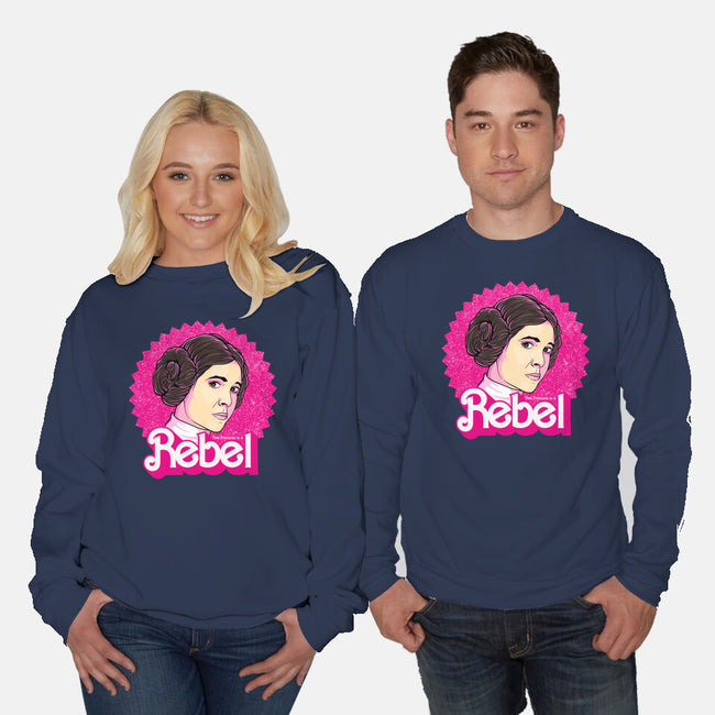 Rebel Princess-Unisex-Crew Neck-Sweatshirt-retrodivision