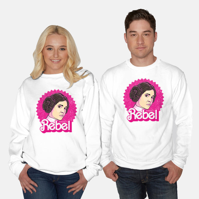 Rebel Princess-Unisex-Crew Neck-Sweatshirt-retrodivision