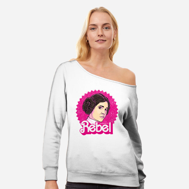 Rebel Princess-Womens-Off Shoulder-Sweatshirt-retrodivision