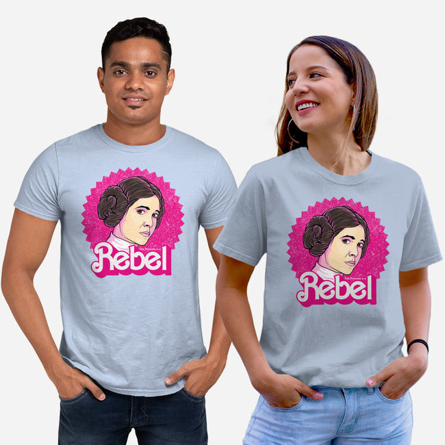 Rebel Princess-Unisex-Basic-Tee-retrodivision