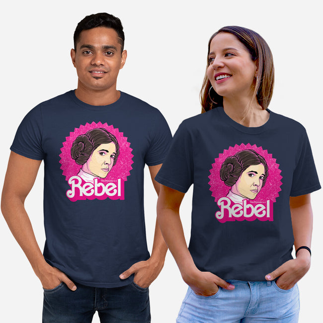 Rebel Princess-Unisex-Basic-Tee-retrodivision