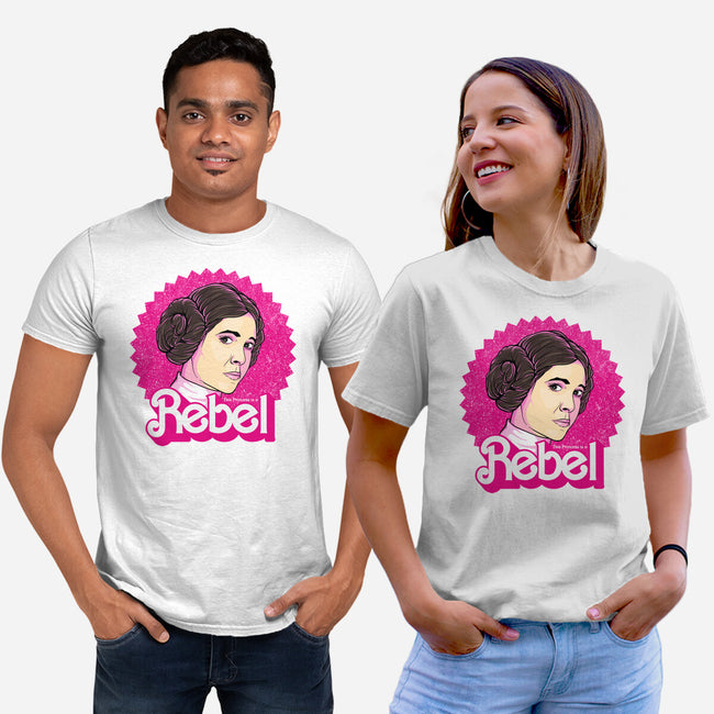 Rebel Princess-Unisex-Basic-Tee-retrodivision