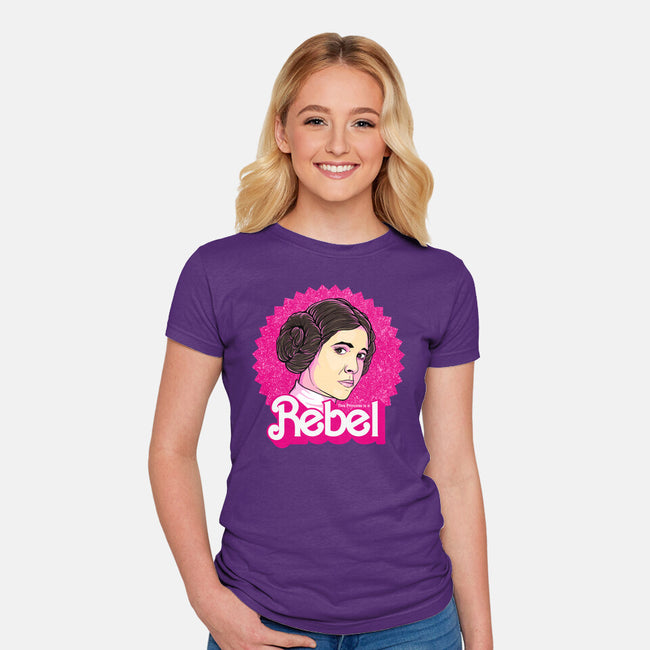 Rebel Princess-Womens-Fitted-Tee-retrodivision