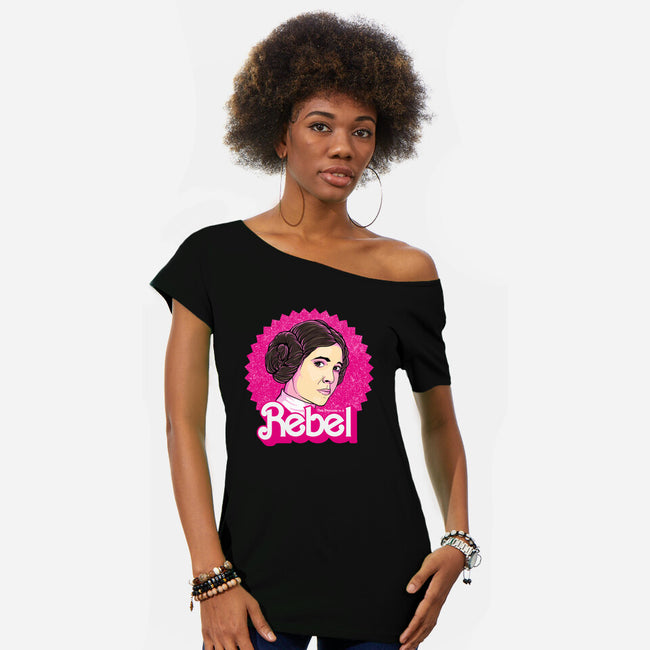 Rebel Princess-Womens-Off Shoulder-Tee-retrodivision