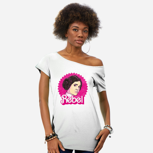 Rebel Princess-Womens-Off Shoulder-Tee-retrodivision