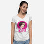 Rebel Princess-Womens-V-Neck-Tee-retrodivision